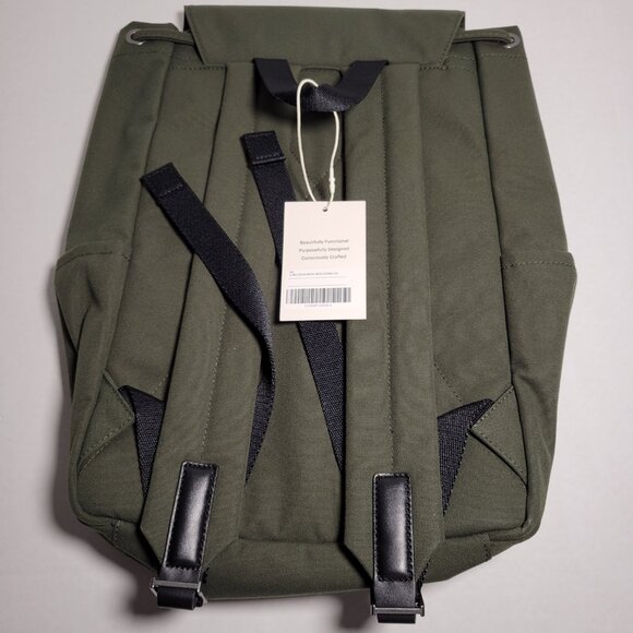 Everlane The Canvas Backpack in Dark Forest - Picture 2 of 12